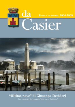 Aprile 2009 - Comune di Casier
