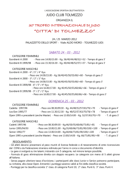&ldquo;CITTA` DI TOLMEZZO&rdquo;