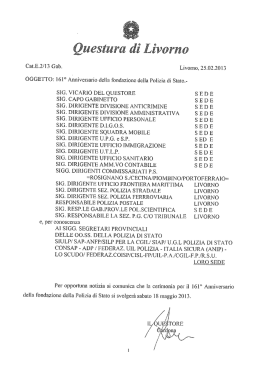 Cat.E.2/I 3 Gab. Livorno, 25.02.2013