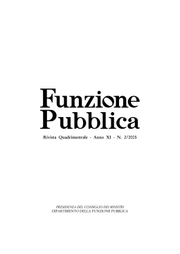 Rivista n. 2 in pdf - Dipartimento Funzione Pubblica