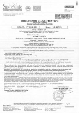 DOCUMENTO GIUSTIFICATIVO