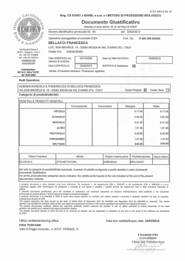 Documento Giustificaîivo