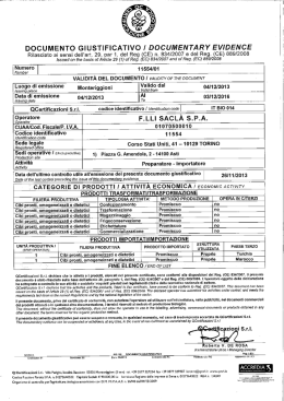 documento giustificativo i documentary evidence