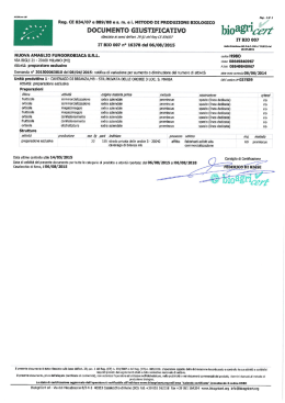 DOCUMENTO GIUSTIFICATIVO