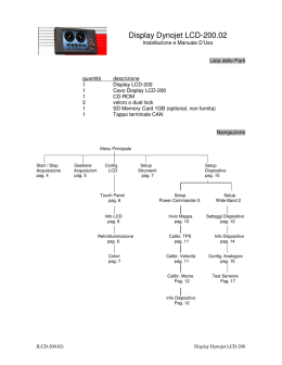 Display LCD200 - istruzioni installazione
