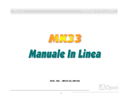 MK33 Online Manual
