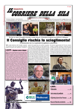 Il Consiglio rischia lo scioglimento!