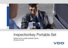 Inspectionkey Portable Set - tachigrafo digitale , dtco1381