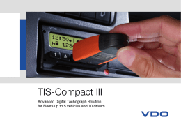 TIS-Compact III - tachigrafo digitale , dtco1381 , downloadkey