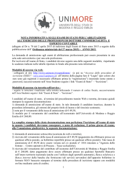 Formato PDF - Università degli studi di Modena e Reggio Emilia