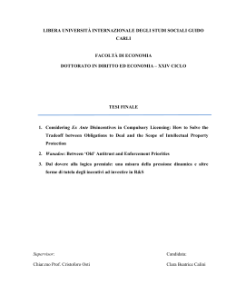 Dal dovere alla logica premiale: una misura della pressione
