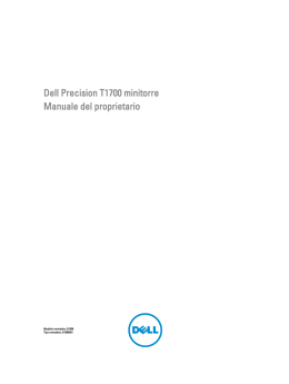 Dell Precision T1700 minitorre Manuale del proprietario