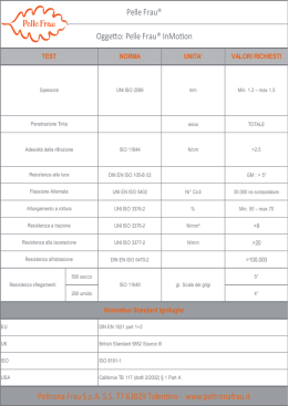 Scheda tecnica InMotion
