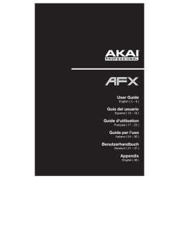 AFX User Guide