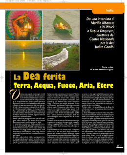 La Dea ferita - Viaggi Avventure nel Mondo