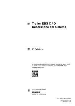 Trailer EBS C / D Descrizione del sistema