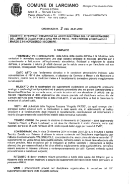 interventi preventivi da adottare per la qualit&agrave;