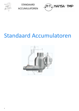 Standaard accumulatoren