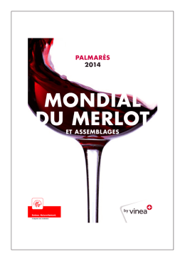 Mondial du Merlot Palmar&egrave;s 2014