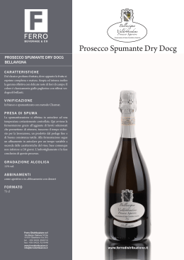 Prosecco Spumante Dry Docg