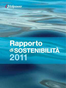 Rapporto di SOSTENIBILITÀ 2011