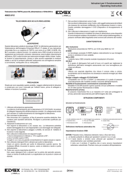 Istruzioni per il funzionamento Operating Instruction 46633.012