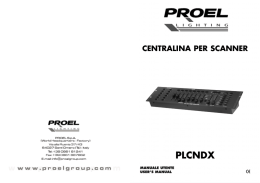 montaggio manuale PLCNDX