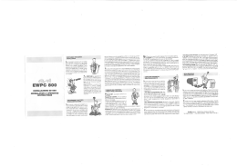 INSTALLATION & OPERATING