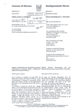 Comunicazione 12.03.2008 prot. 8651