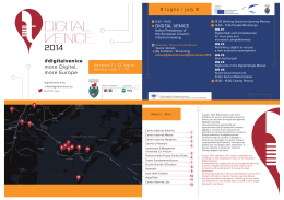 Programma di Digital Venice 2014