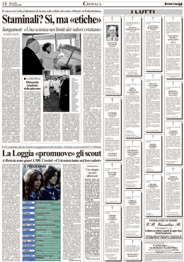 LaLoggia&laquo;promuove&raquo;gliscout