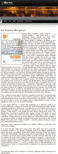 La stanza dei pesci... di Francesca de Carolis