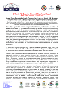 Leggi il comunicato! - 5&deg; Ronde AC Brescia