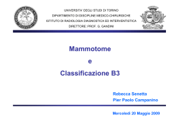 Mammotome e Classificazione B3