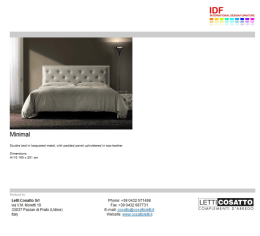 upholstered beds, double beds, beds - Minimal