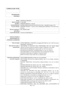 Contiello Vincenzo - Ospedali dei Colli