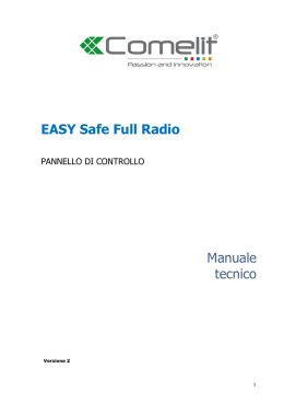 EASY Safe Full Radio Manuale tecnico