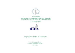 Il progetto IGEA in Basilicata