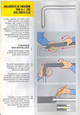 ISUIJ\MEI\ITII III TUBAZIIINI FINO A Q 125 CON TUBI K-FLEX