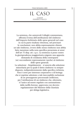 &copy; III.01 Il caso - Ordine degli Avvocati di ROMA