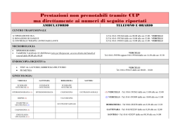 senza prenotazione tramite CUP clicca qui