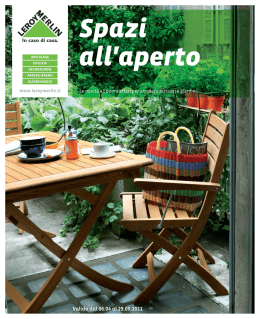Spazi all`aperto
