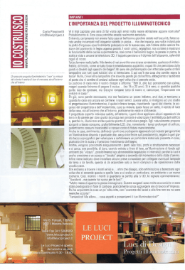 Il) COSTRUISCO - Le Luci Project