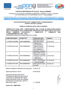 verbale agg.provv.FESR ASSE II-