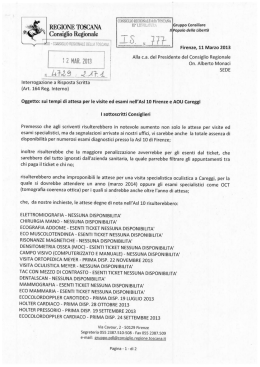 ` Conmgho Regionale __ - Consiglio Regionale della Toscana