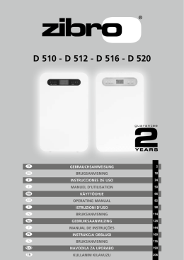 D 510 - D 512 - D 516 - D 520