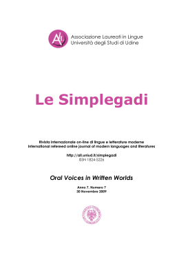 Le Simplegadi - ALL – Associazione Laureati in Lingue
