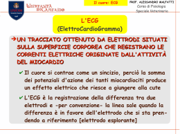 L`ECG (ElettroCardioGramma)