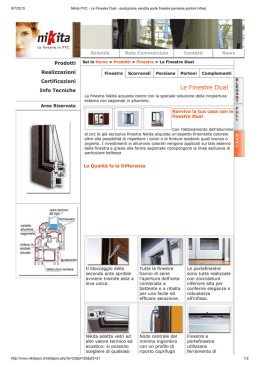 VEDI CATALOGO FINESTRE clicca qui