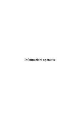 Istruzioni specifiche